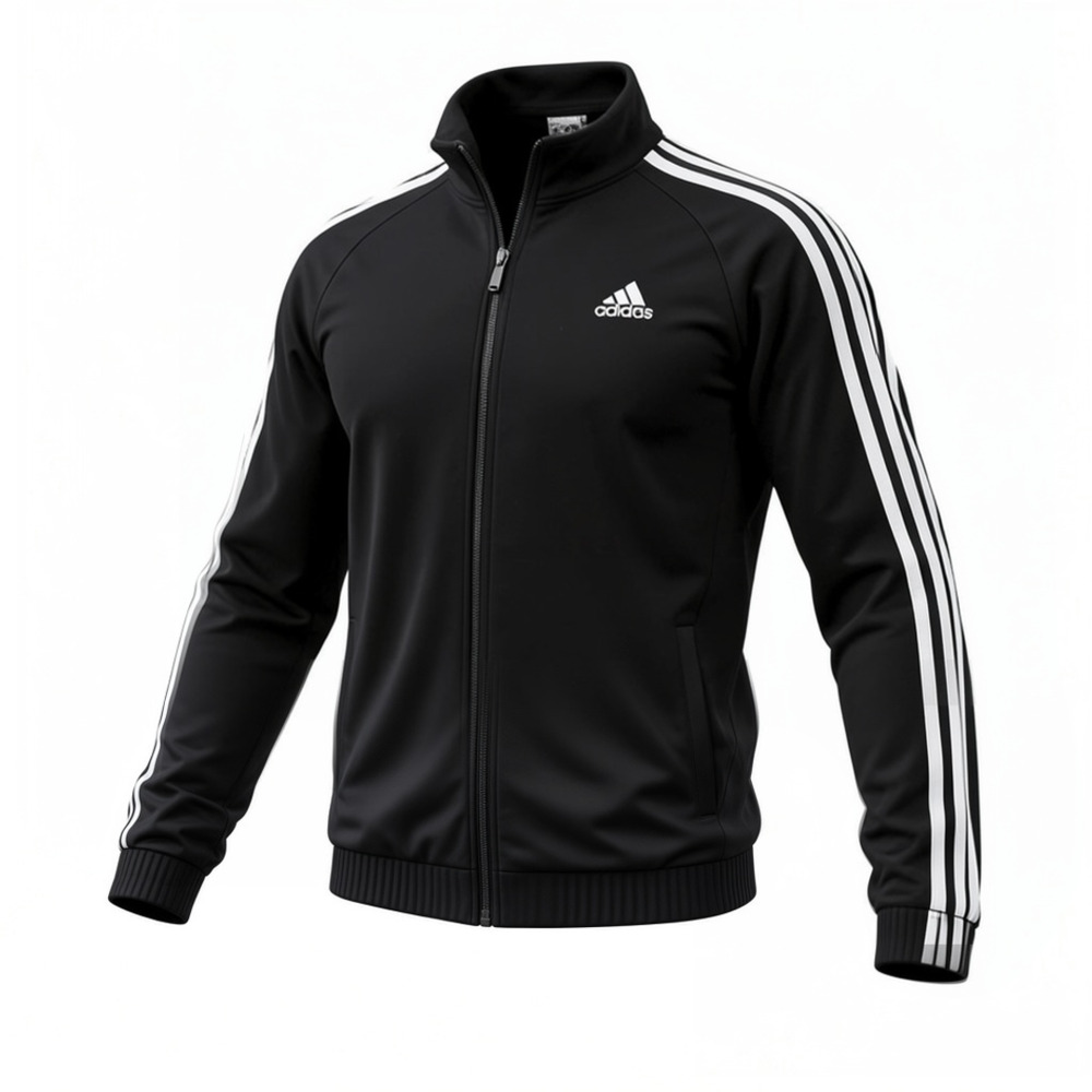 Adidas Tricot Track Jacket Black White